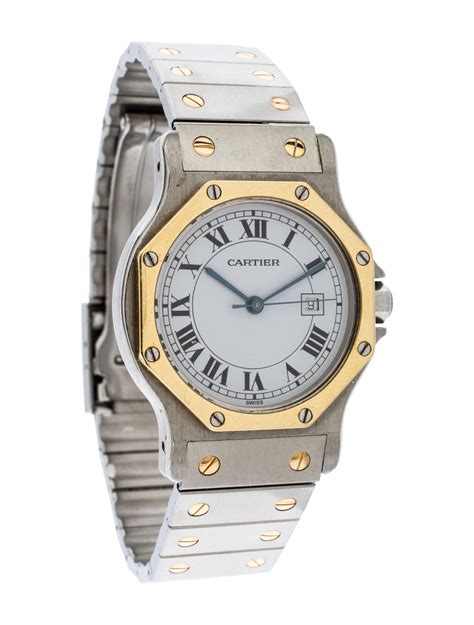 cartier santos octagon watch price|cartier santos octagon watch.